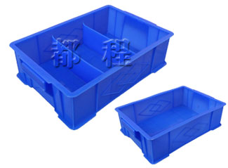 X265-1塑料周轉箱（可帶隔板）