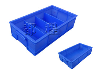 X264-1塑料周轉箱（可帶隔板）